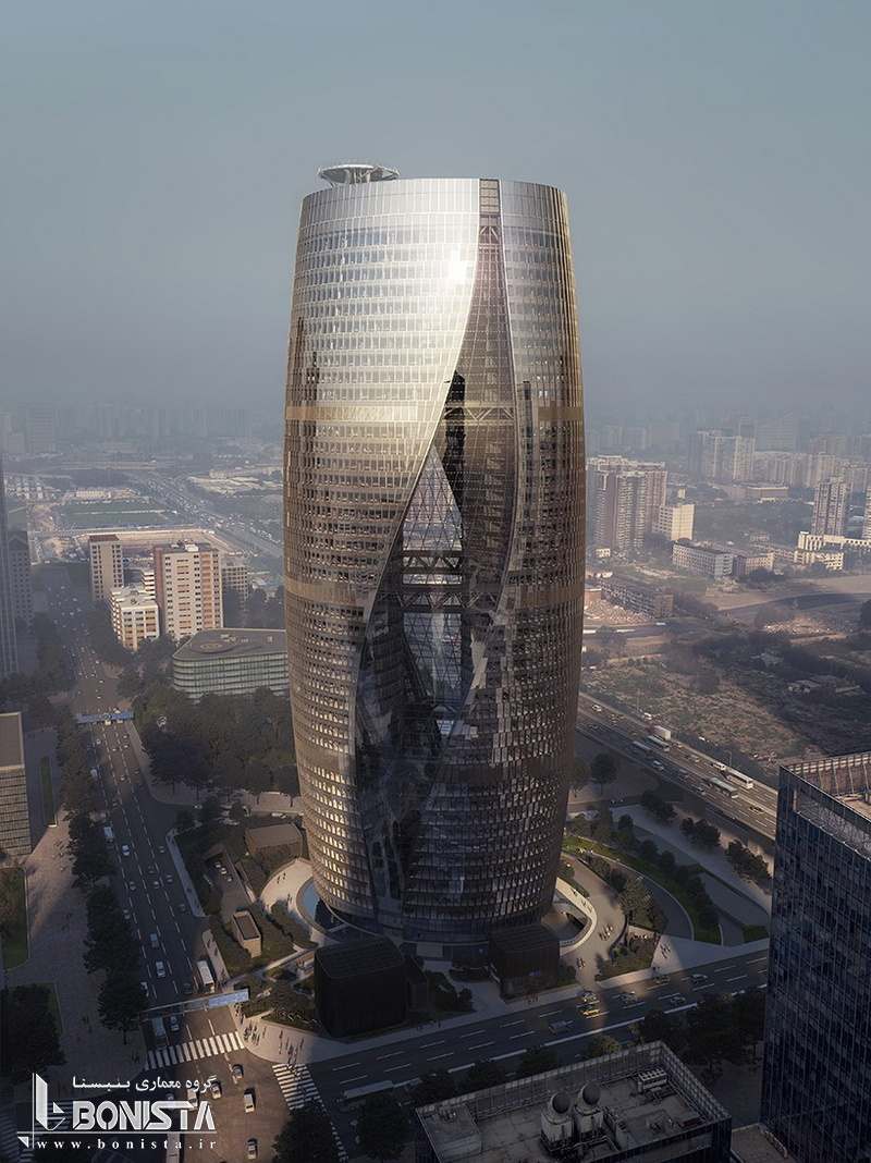 طراحی برج Leeza Soho توسط شرکت معماری ZHD در چین