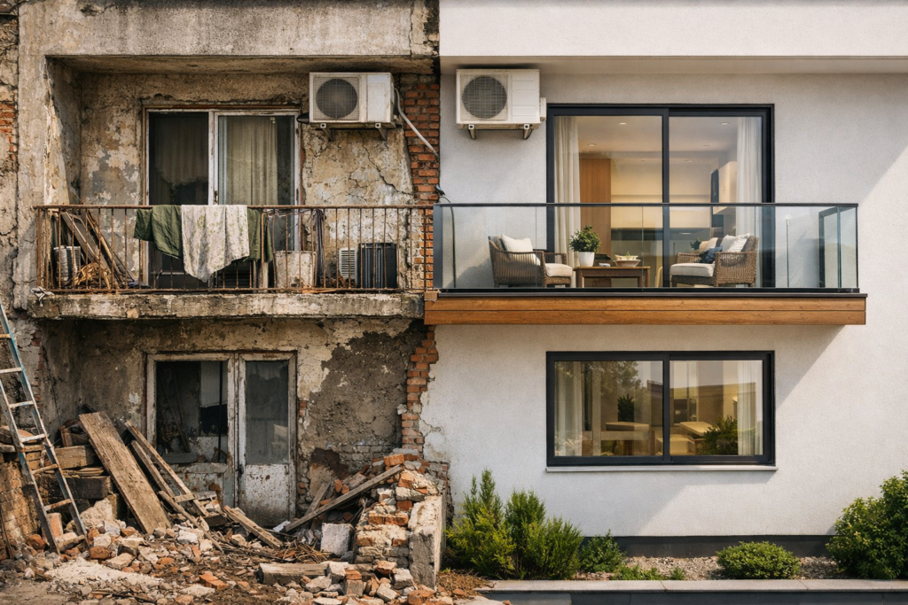 بازسازی و نوسازی ساختمان چیست؟